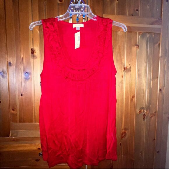 DRESSBARN NWT Red Cardigan & Sleeveless Blouse Set – Size 2X - Picture 4 of 6
